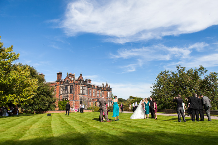 Arley Hall wedding guests