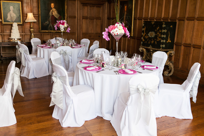 Arley Hall wedding breakfast