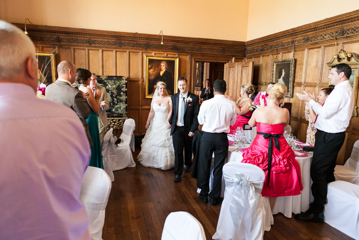 Arley Hall wedding breakfast