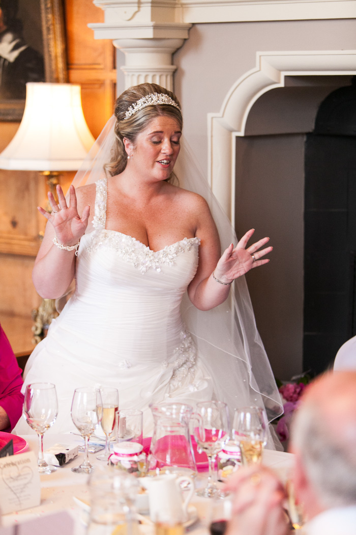 Wedding breakfast speeches