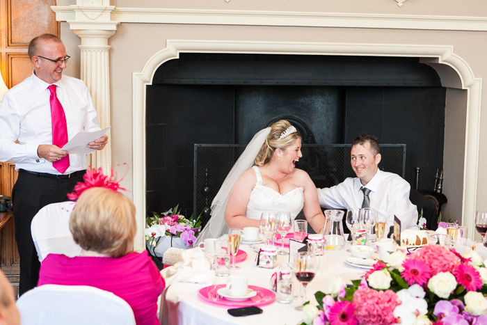 Wedding breakfast speeches