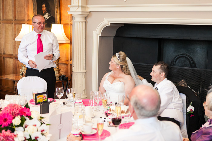 Wedding breakfast speeches