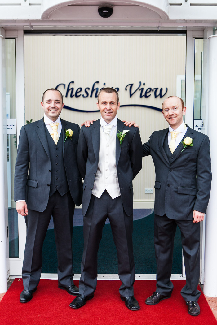 Groomsmen at Cheshire View