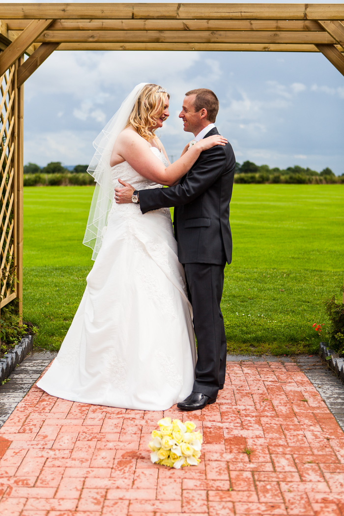 Bride and groom portrait