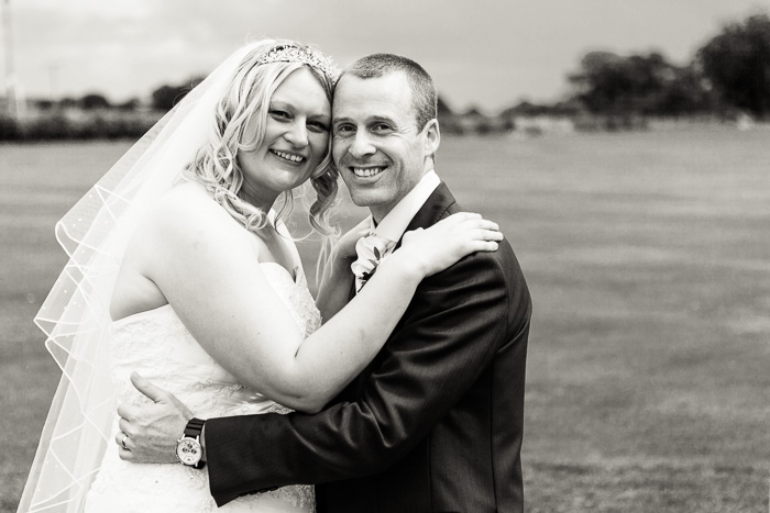 Bride and groom portrait