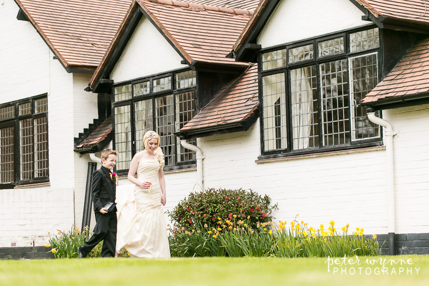 Bride and guest