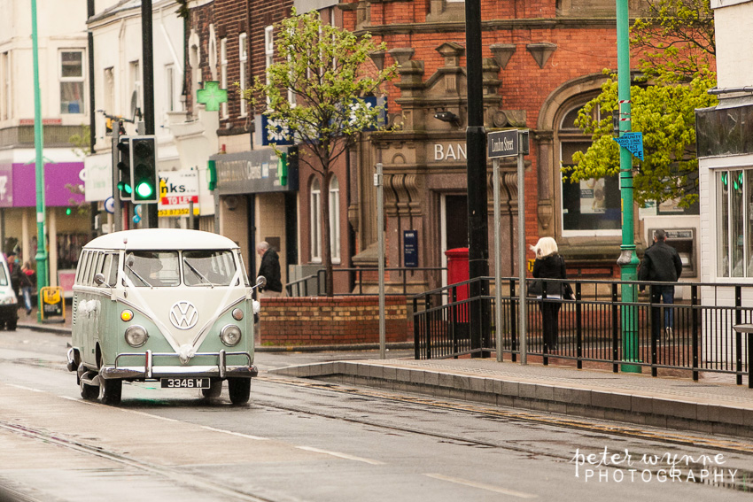 Brides arrival