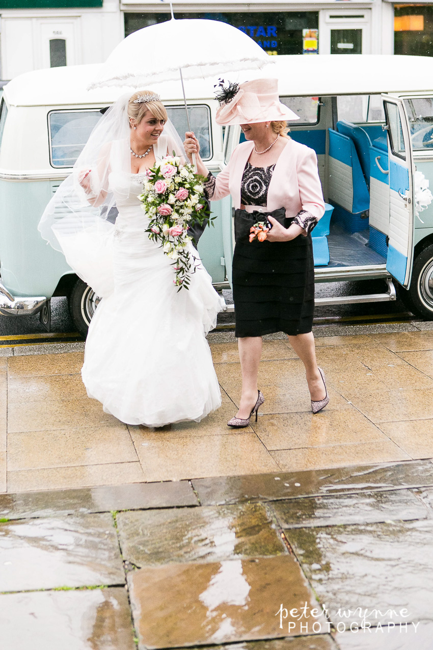 Bride and mother