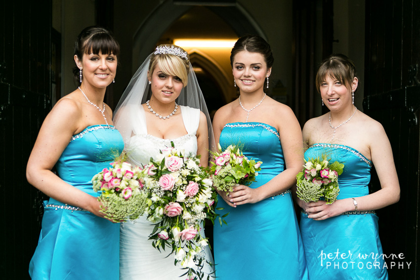 Bride and Bridesmaids