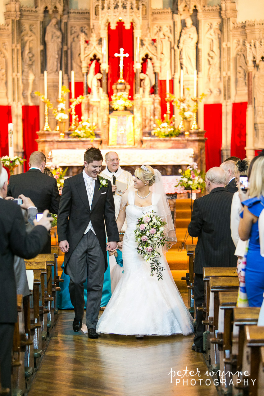 Walking down the aisle