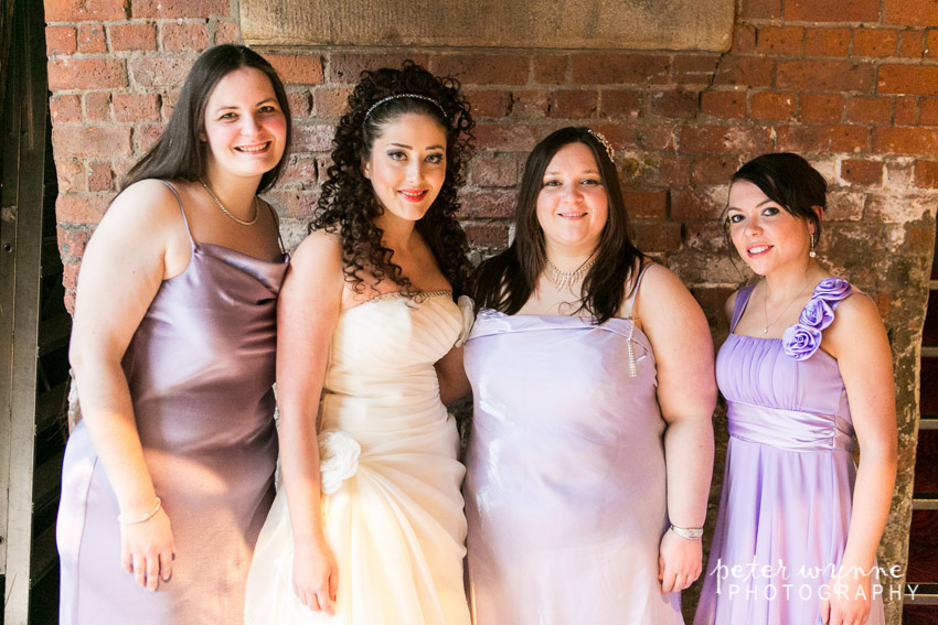 Bride and friends