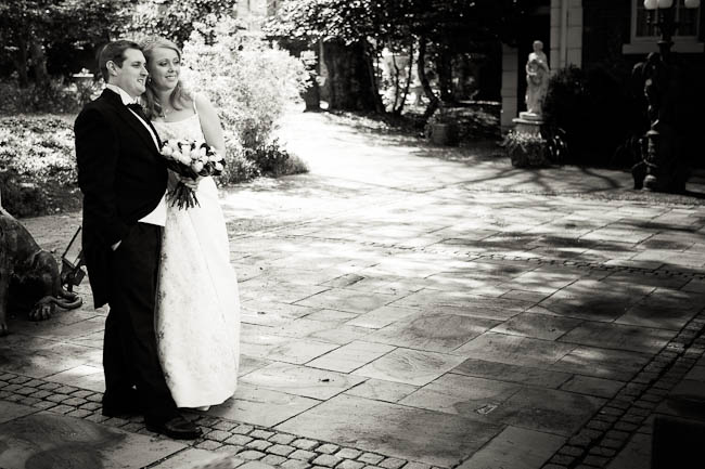 Bride & Groom at Queens Hotel Chester