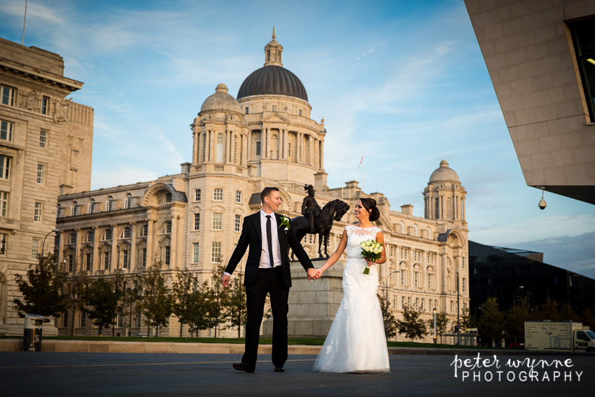 Royal Liver Building wedding photographer