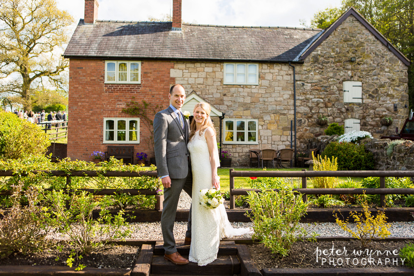 bride and groom portrait