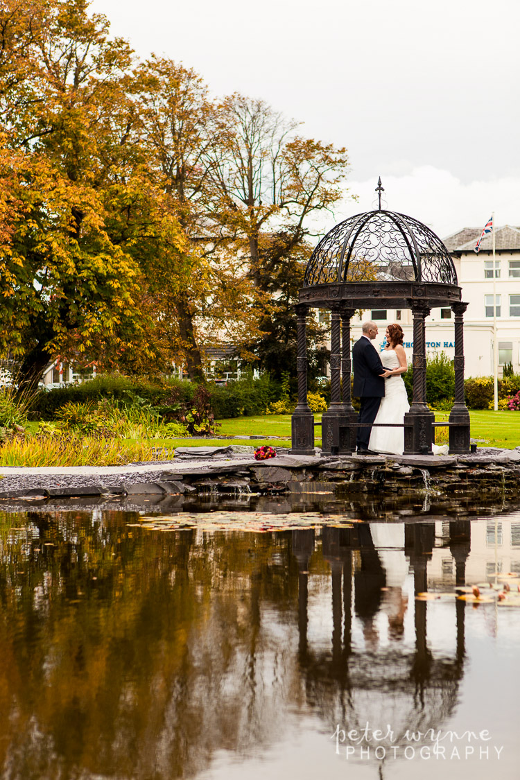 Bride and groom portrait