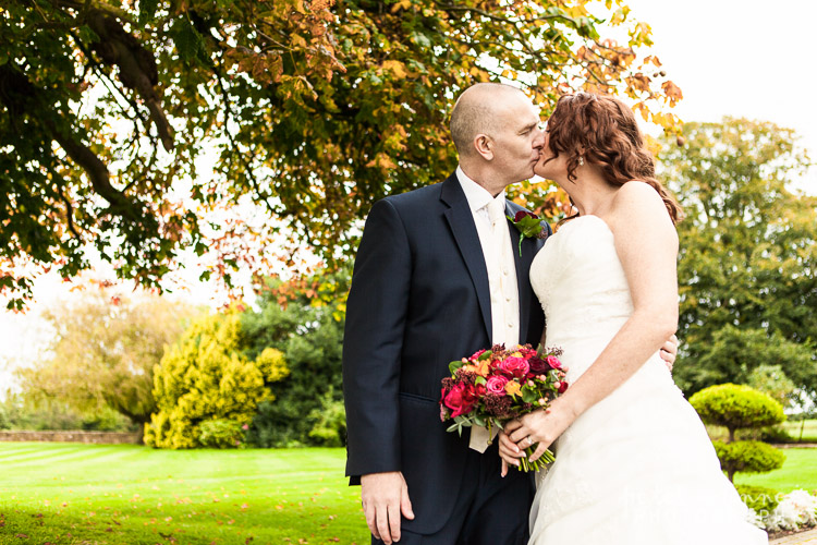 Bride and groom portrait