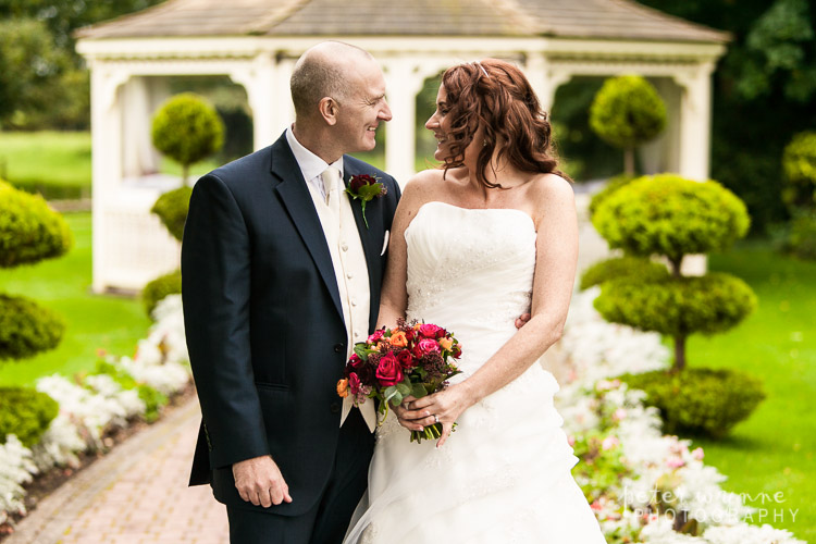 Bride and groom portrait