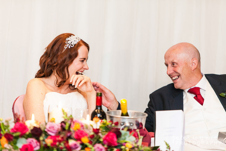 Thorton Hall wedding speeches