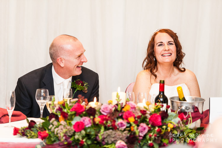 Thorton Hall wedding speeches